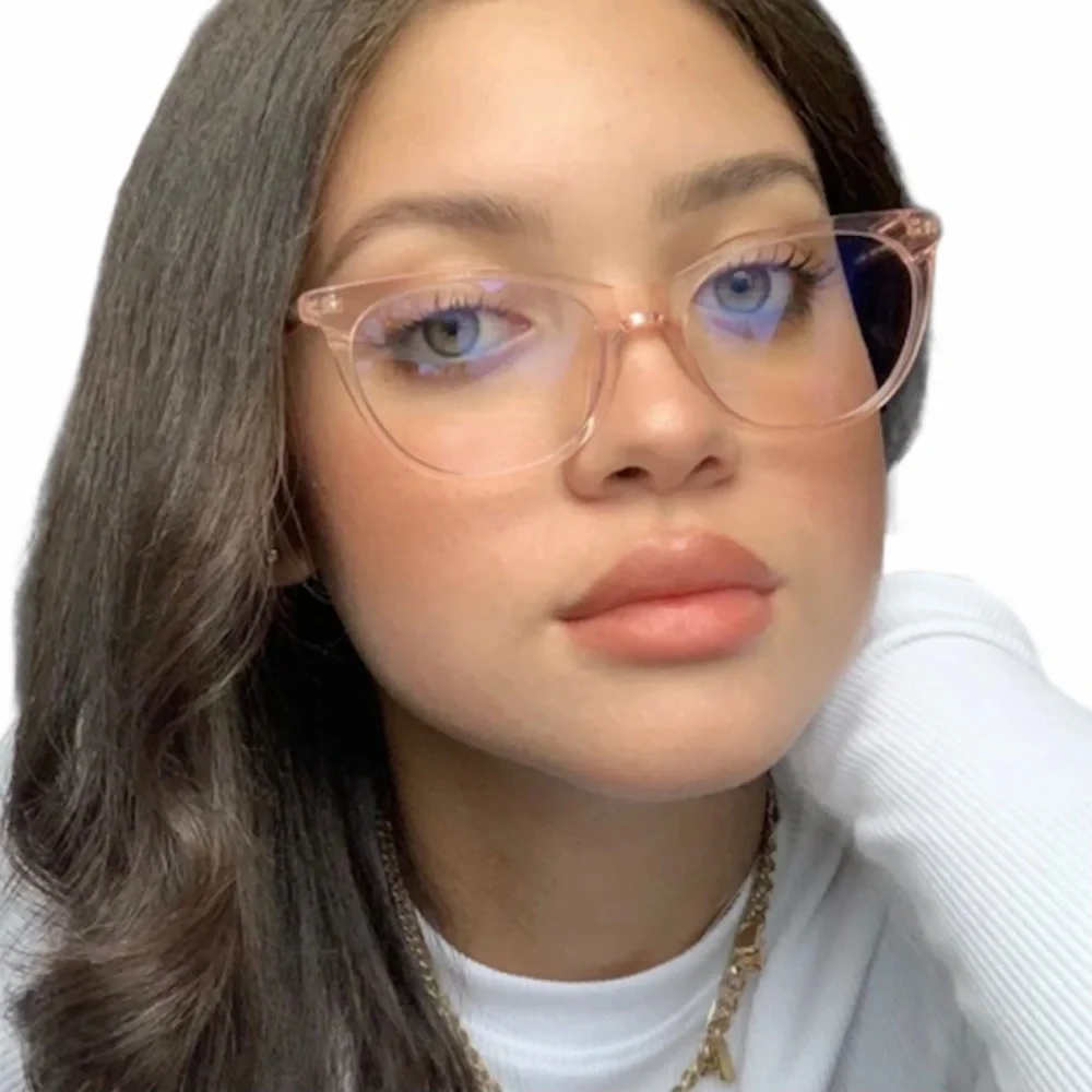 DIFF Jade Bluelight Glasses Melon Crush Frame Blue Light Blocking Lens NIB